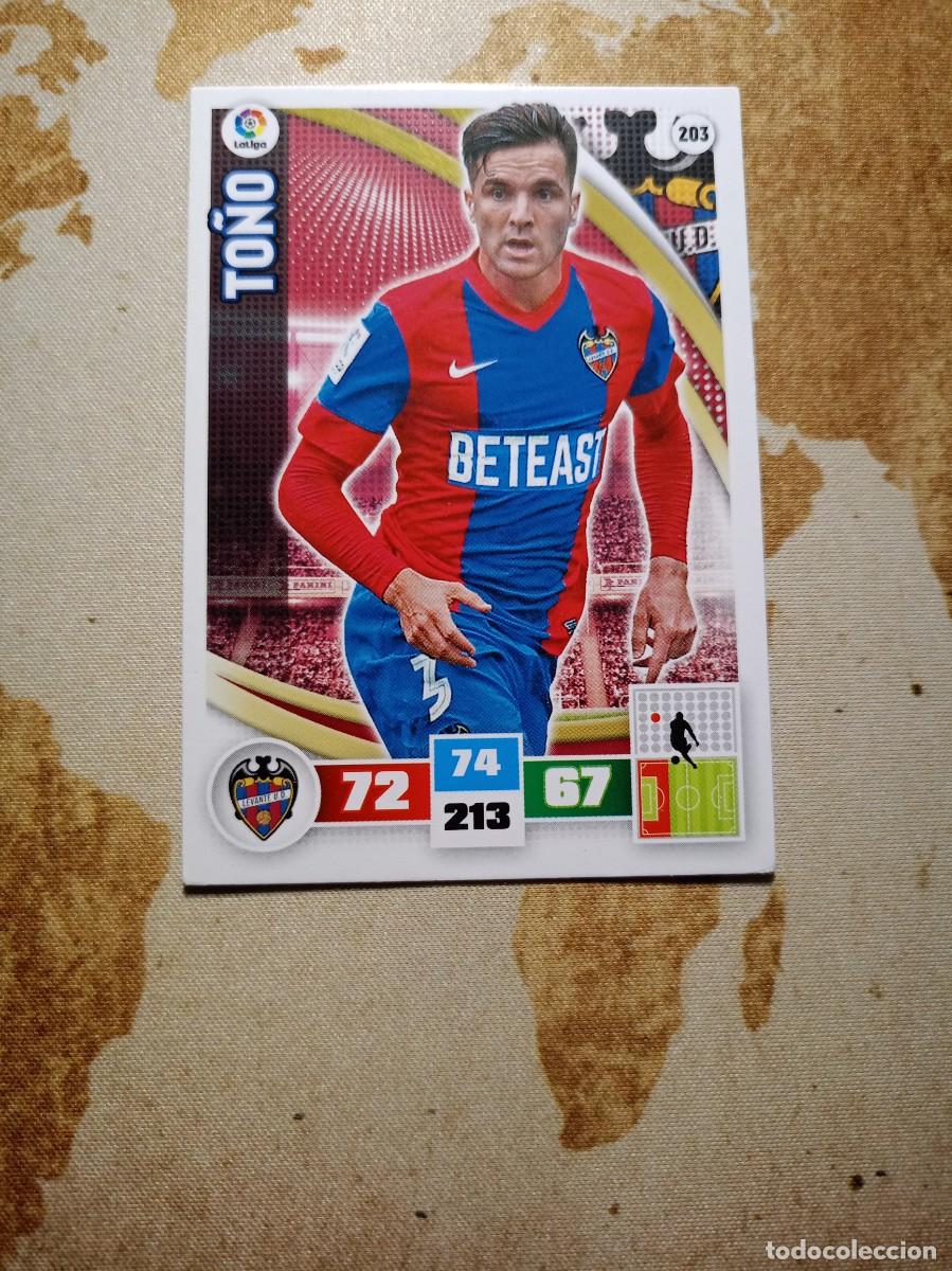 Fu&szlig;ball-Sticker: Levante 203 TO&Ntilde;O Adrenalyn 2015-16