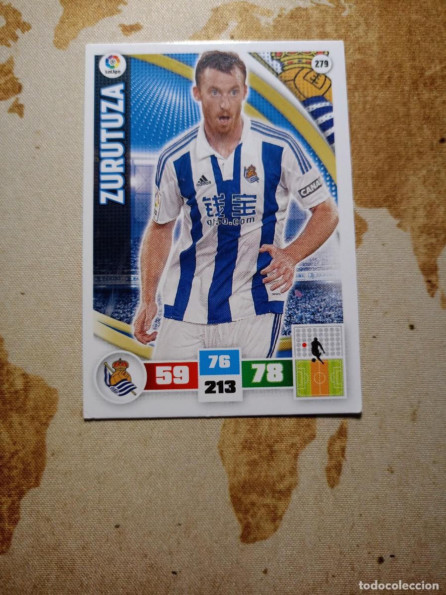 Figurine di Calcio: Real Sociedad 279 ZURUTUZA Adrenalyn 2015-16