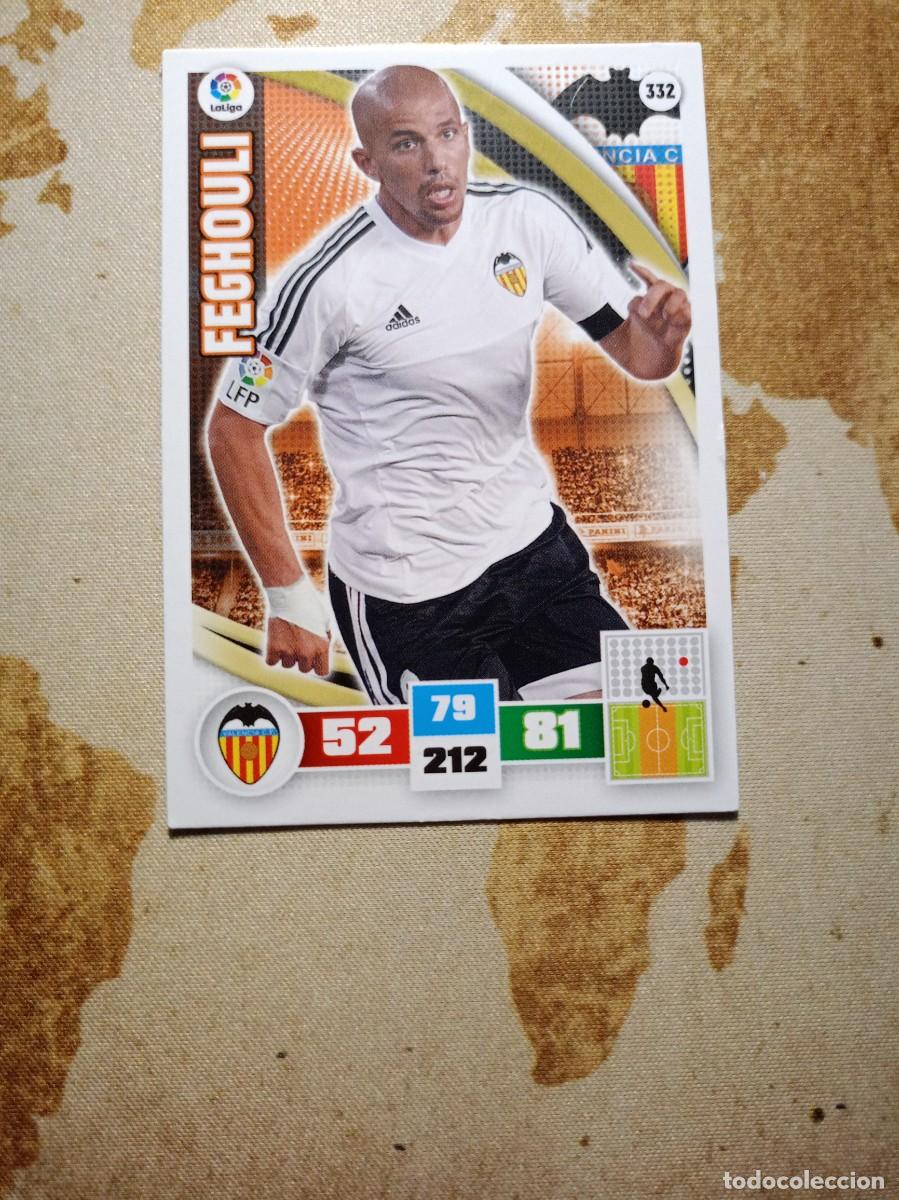 Cromos de Futebol: Valencia 332 FEGHOULI Adrenalyn 2015-16