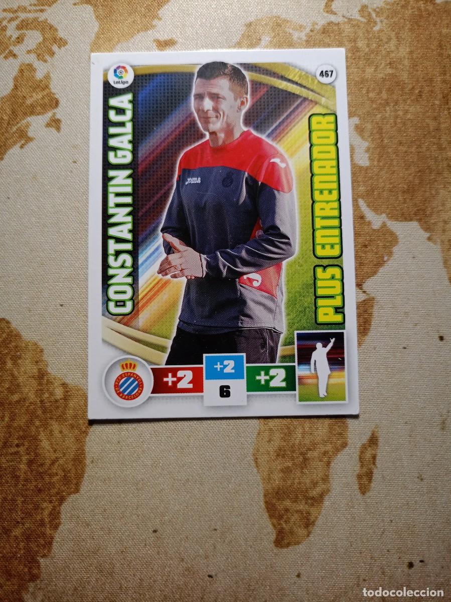 Cromos de Futebol: Plus entrenador 467 CONSTANTIN GALCA Adrenalyn 2015-16