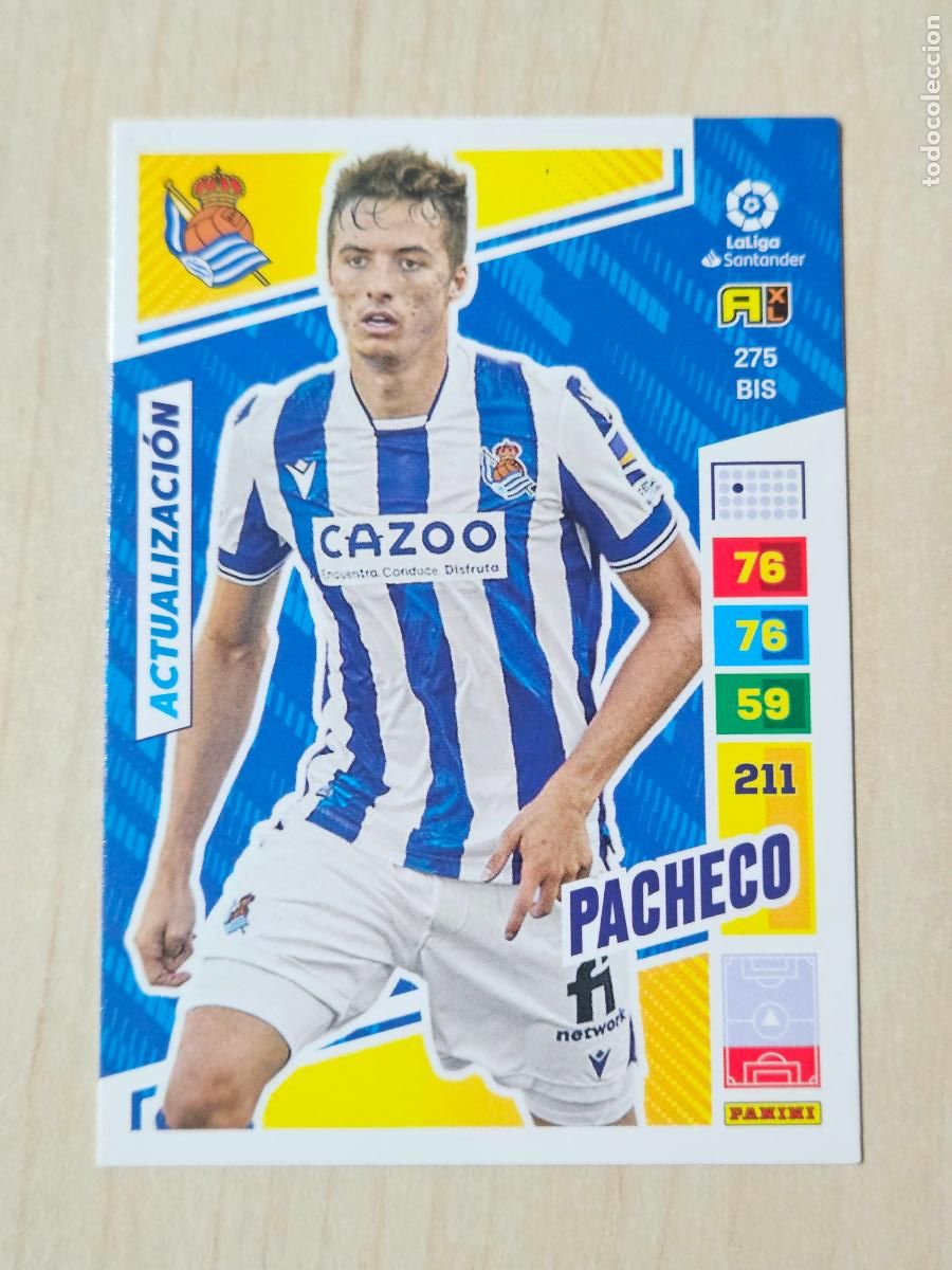 Cromos de Futebol: FICHA N&ordm; 275 BIS - PACHECO - ADRENALYN 22 23 - PANINI 2022 - 23 - CROMO - ACTUALIZACION