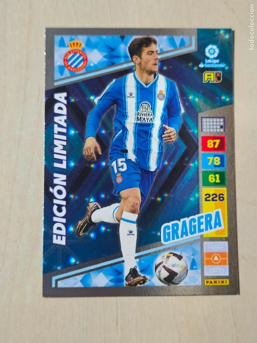 Football Stickers: FICHA GRAGERA - ADRENALYN 22 23 - PANINI 2022 - 23 - CROMO - EDICION LIMITADA