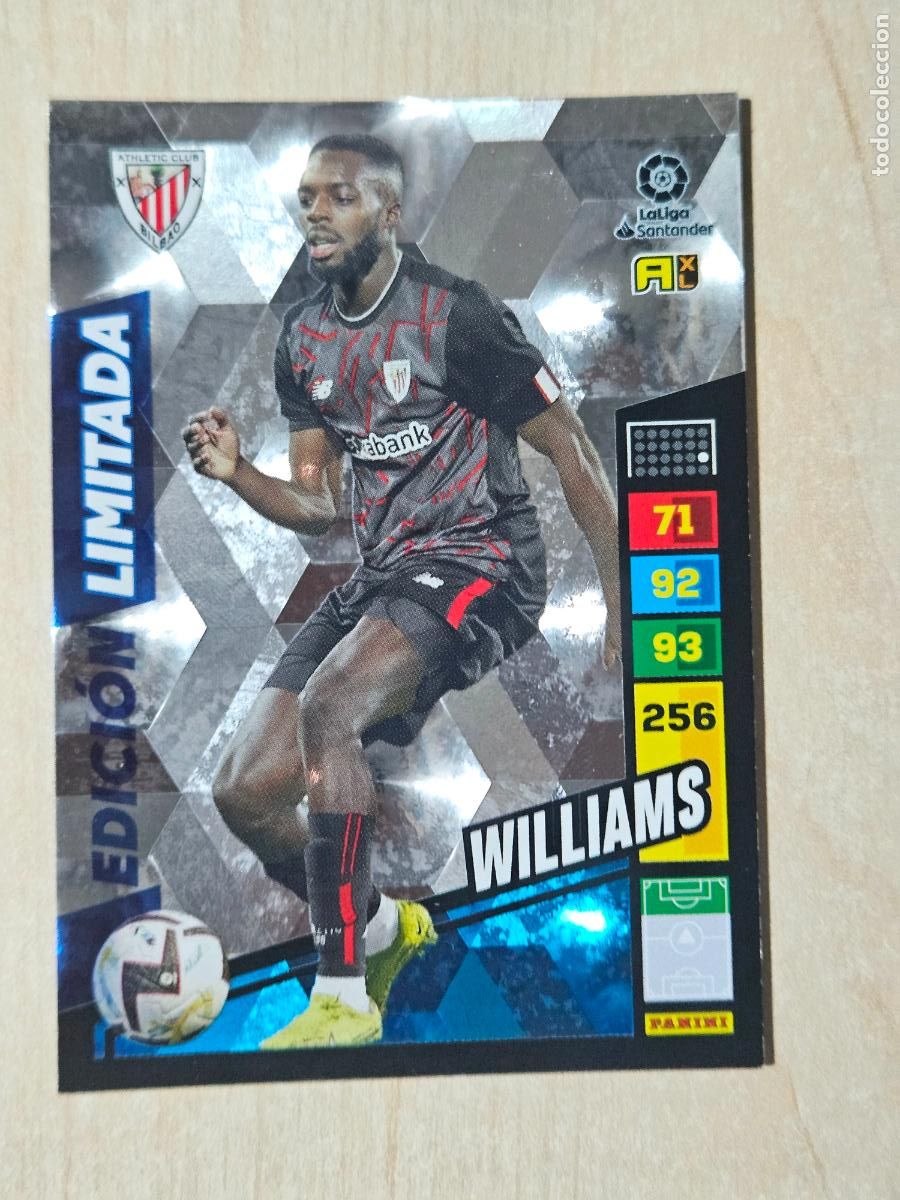Cartes &agrave; collectionner de Football: FICHA WILLIAMS - ADRENALYN 22 23 - PANINI 2022 - 23 - CROMO - EDICION LIMITADA