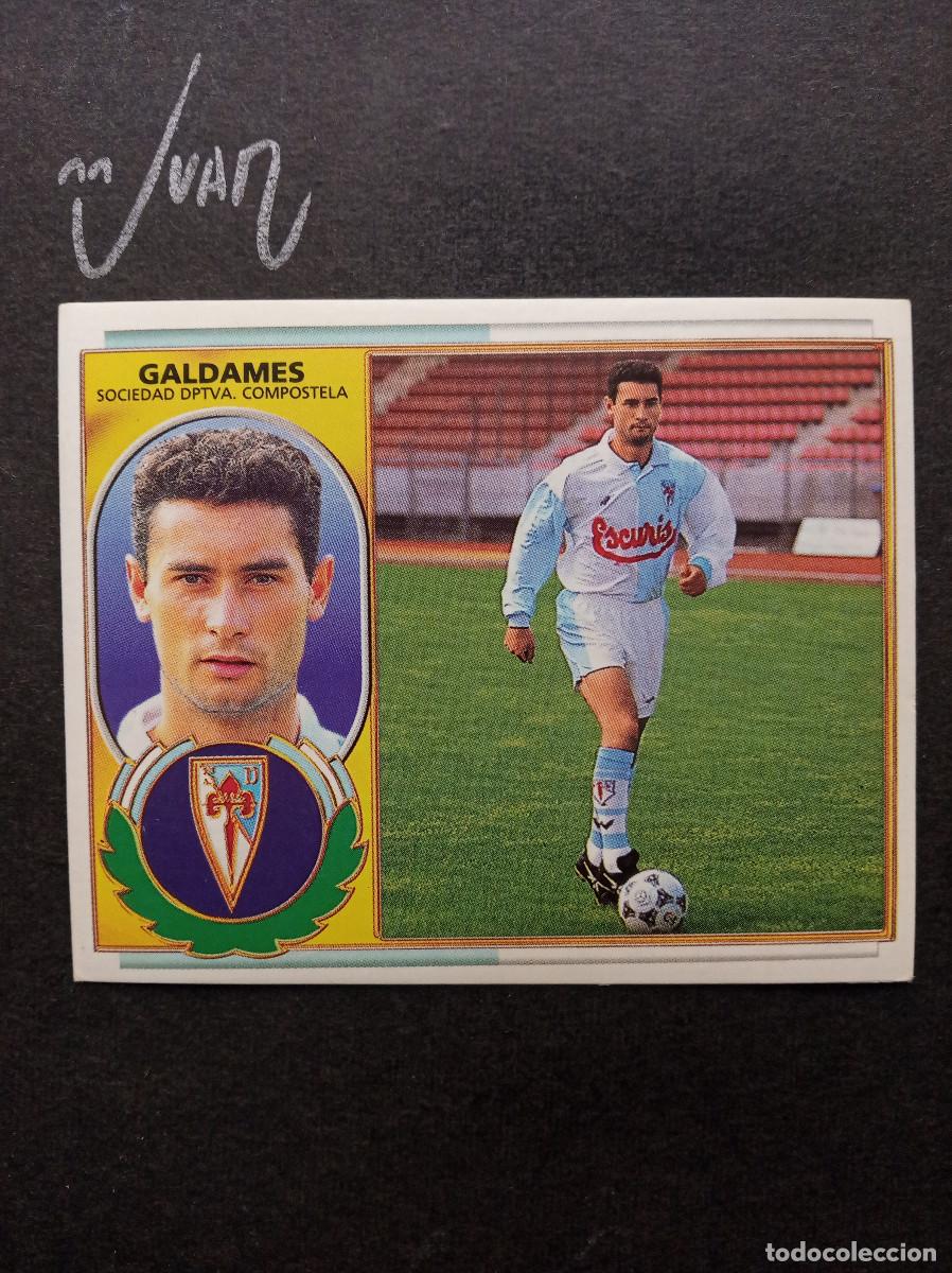 Fu&szlig;ball-Sticker: FICHAJE N&ordm; 4 GALDAMES SD COMPOSTELA ⚽ COLECCIONES ESTE &reg; 1996 1997 LIGA FUTBOL 96 97 SIN PEGAR NUNCA