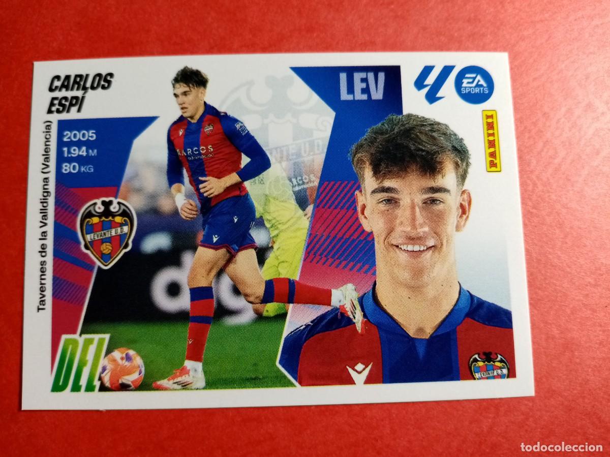 Cromos de F&uacute;tbol: N&ordm; 19 A 19A CARLOS ESPI, LEVANTE UD, LIGA ESTE 2025 2026 25 26 PANINI