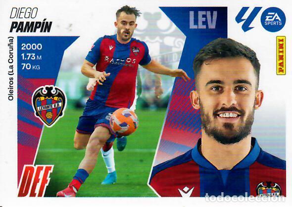 Cromos de f&uacute;tbol: CROMO PANINI LIGA ESTE 2025-26 (25 - 26) - N&ordm; 10 - PAMP&Iacute;N - LEVANTE