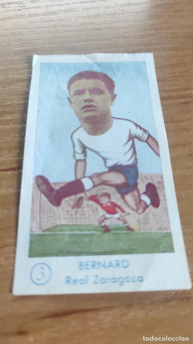 Cartes &agrave; collectionner de Football: BERNARD 3 ZARAGOZA GRAFICAS EXCELSIOR 1958 1959 CROMO FUTBOL LIGA 58 59 DESPEGADO cabezones