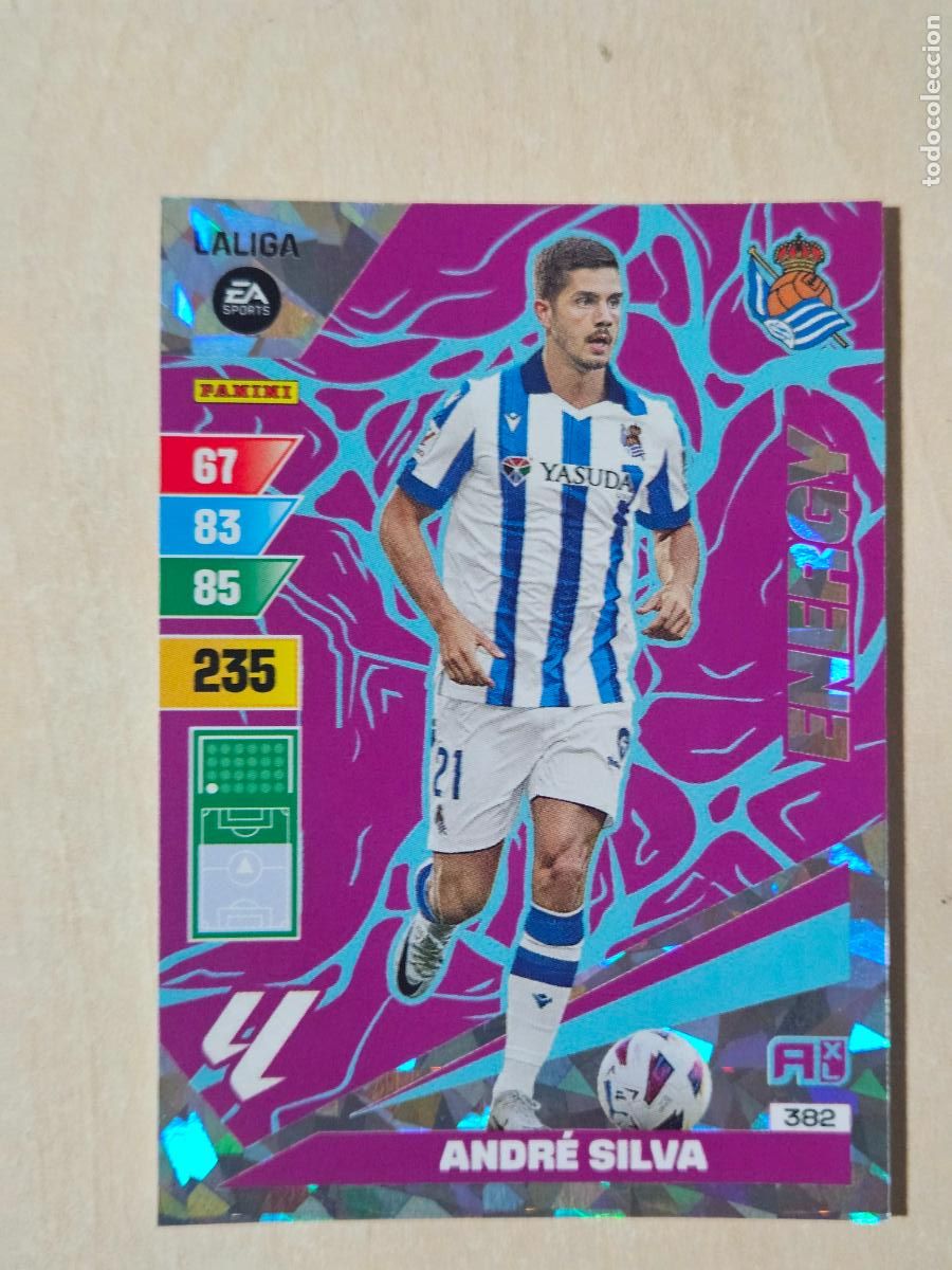 Figurine di Calcio: FICHA N&ordm; 382 ANDRE SILVA - ADRENALYN 23 24 - PANINI 2023 - 24 - CROMO - ENERGY