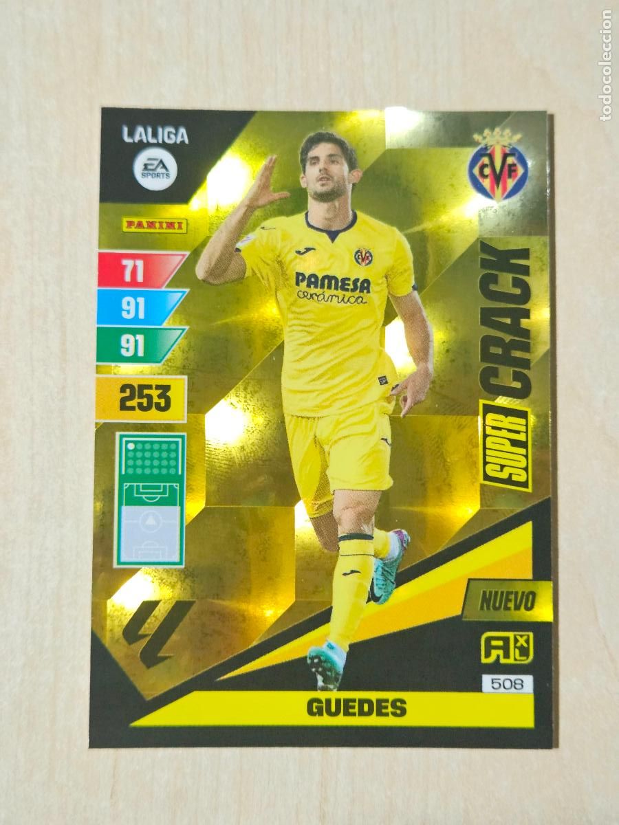 Cromos de F&uacute;tbol: FICHA N&ordm; 508 GUEDES - ADRENALYN 23 24 - PANINI 2023 - 24 - CROMO - NUEVO SUPER CRACK