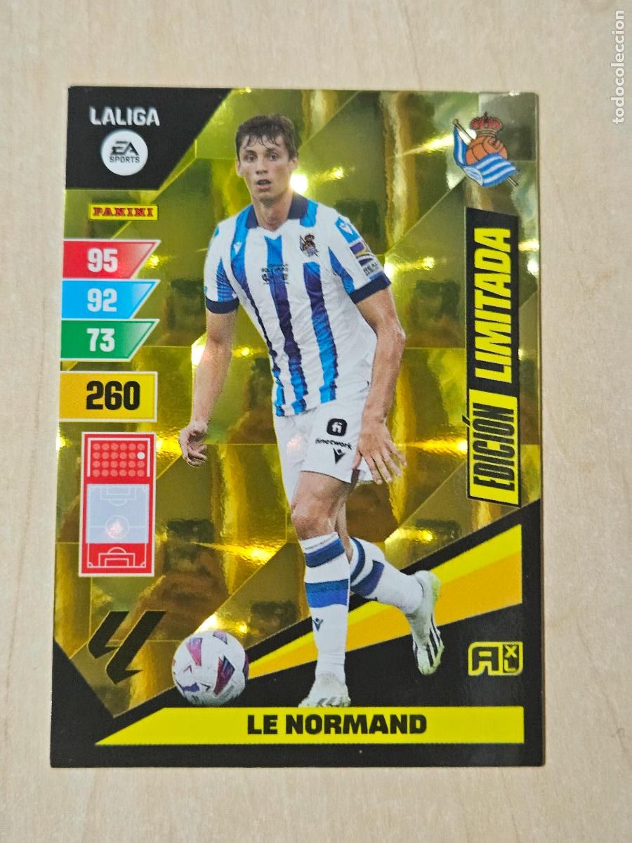 Cromos de F&uacute;tbol: FICHA LE NORMAND - ADRENALYN 23 24 - PANINI 2023 - 24 - CROMO - EDICION LIMITADA