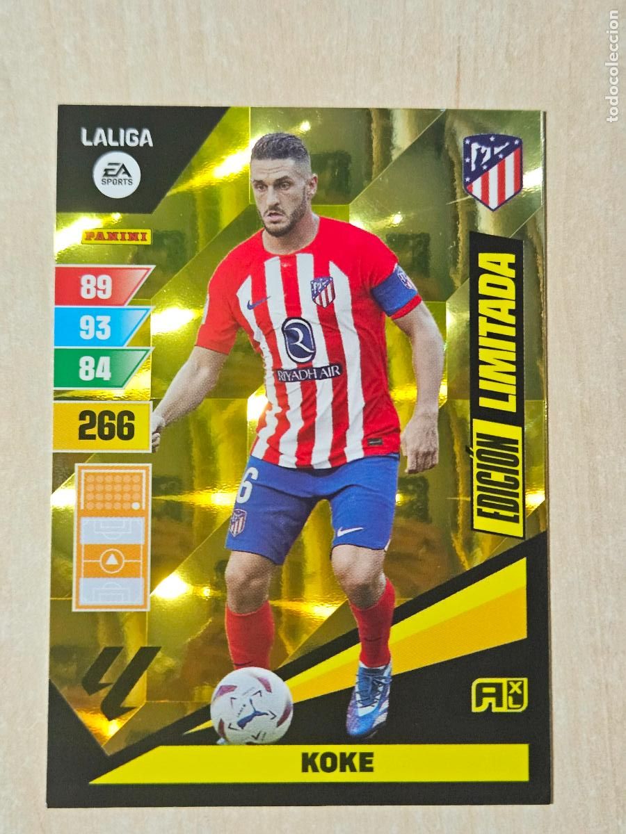 Cartes &agrave; collectionner de Football: FICHA KOKE - ADRENALYN 23 24 - PANINI 2023 - 24 - CROMO - EDICION LIMITADA