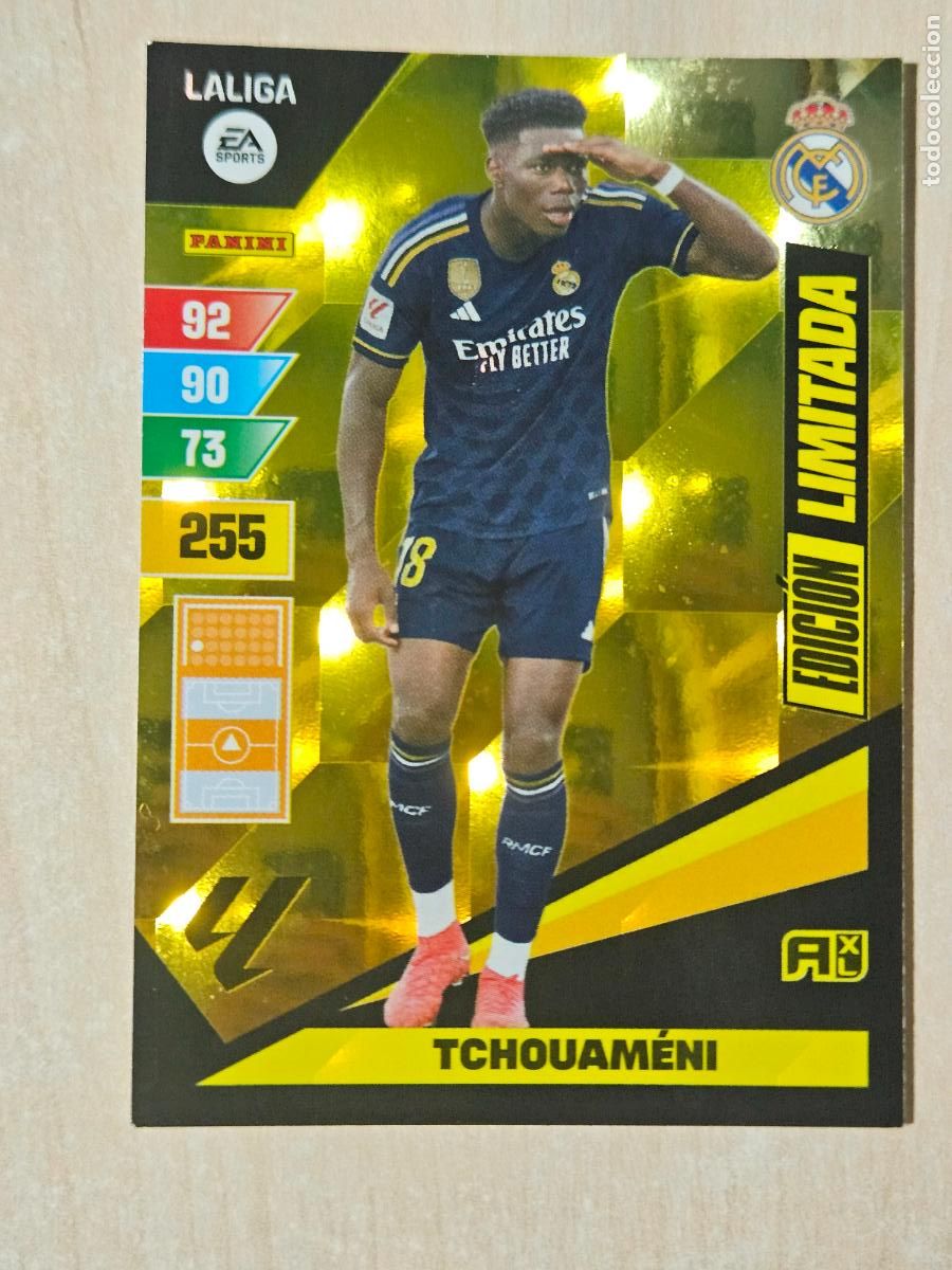 Cartes &agrave; collectionner de Football: FICHA TCHOUAMENI - ADRENALYN 23 24 - PANINI 2023 - 24 - CROMO - EDICION LIMITADA