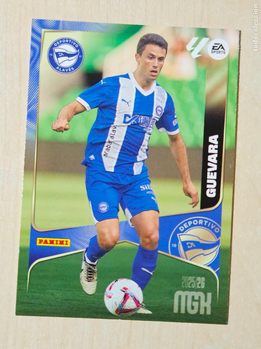 Cromos de Futebol: CROMO N&ordm; 28 GUEVARA - MEGACRACKS 2025 26 - ALAVES