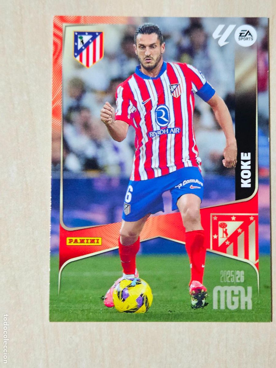 Cromos de f&uacute;tbol: CROMO N&ordm; 66 KOKE - MEGACRACKS 2025 26 - ATLETICO DE MADRID