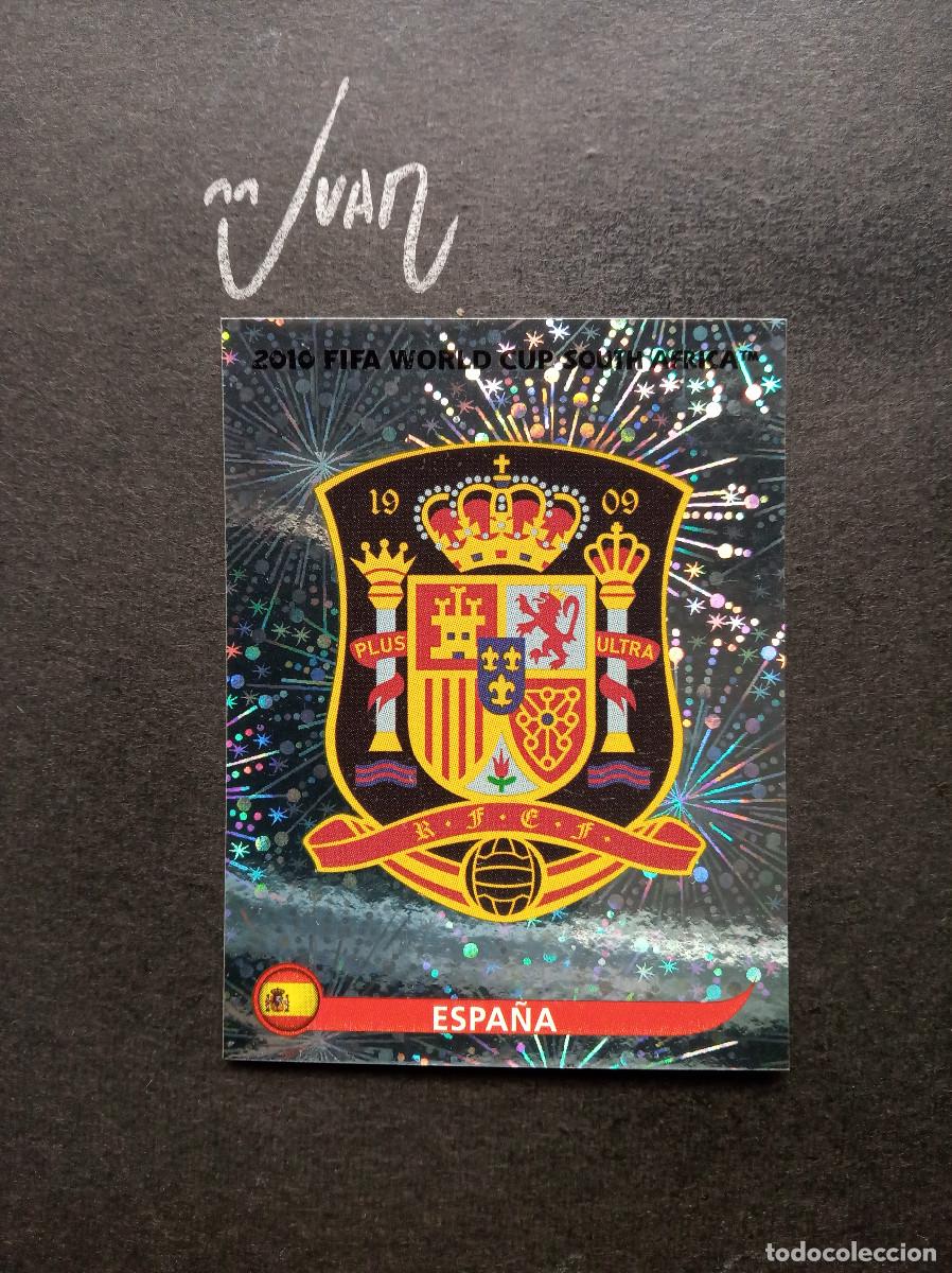 Cromos de F&uacute;tbol: N&ordm; 563 ESCUDO ESPA&Ntilde;A ⚽ PANINI &reg; FIFA WORLD CUP SOUTH AFRICA MUNDIAL FUTBOL 2010 SIN PEGAR NUEVO