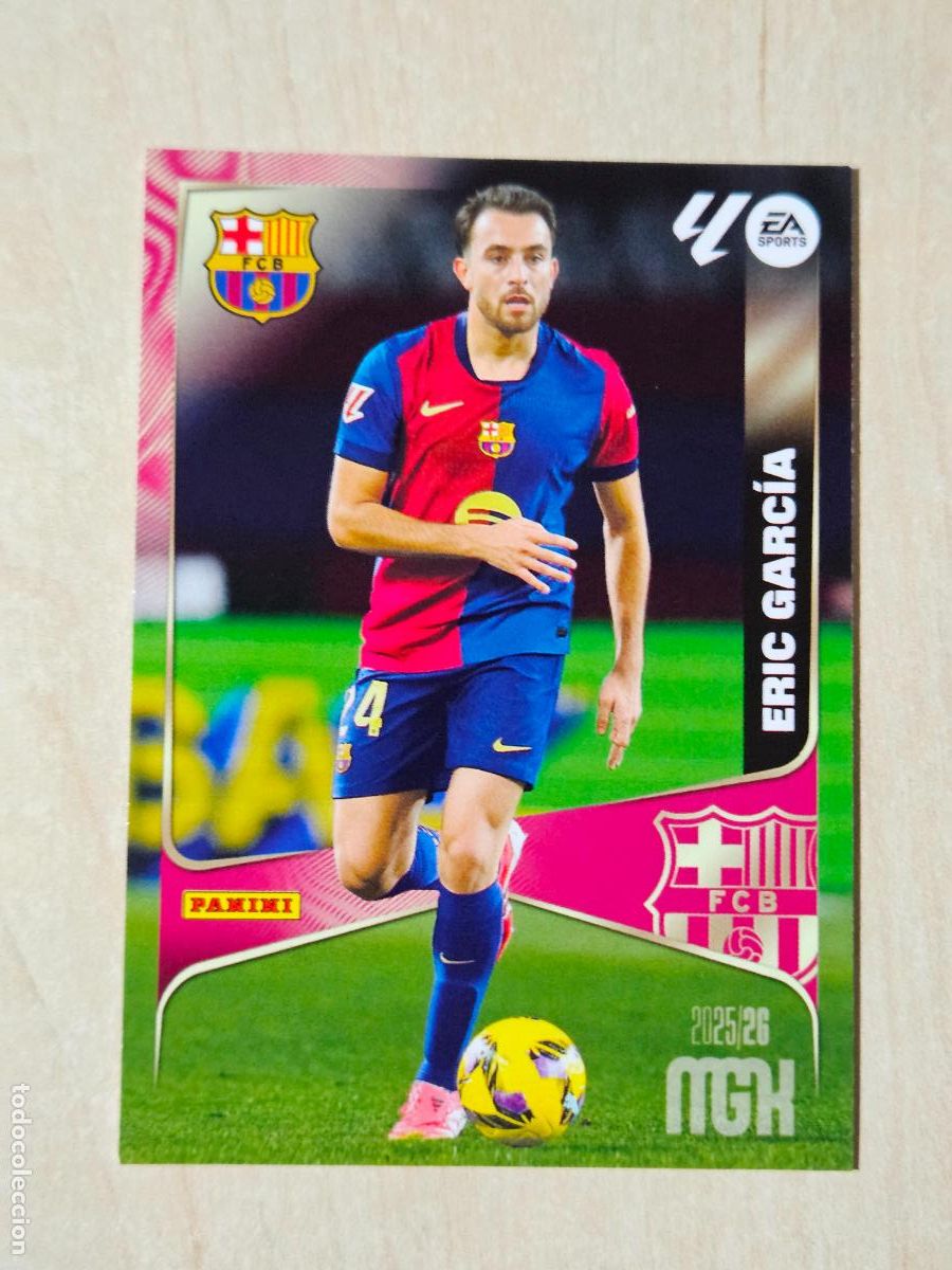 Cromos de f&uacute;tbol: CROMO N&ordm; 80 ERIC GARCIA - MEGACRACKS 2025 26 - BARCELONA