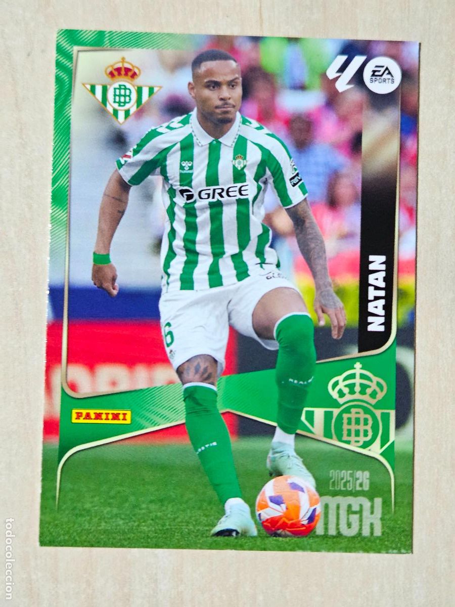 Cromos de F&uacute;tbol: CROMO N&ordm; 97 NATAN - MEGACRACKS 2025 26 - REAL BETIS