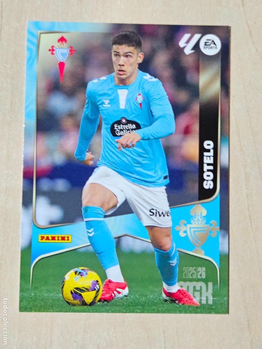 Cromos de F&uacute;tbol: CROMO N&ordm; 122 SOTELO - MEGACRACKS 2025 26 - REAL CELTA