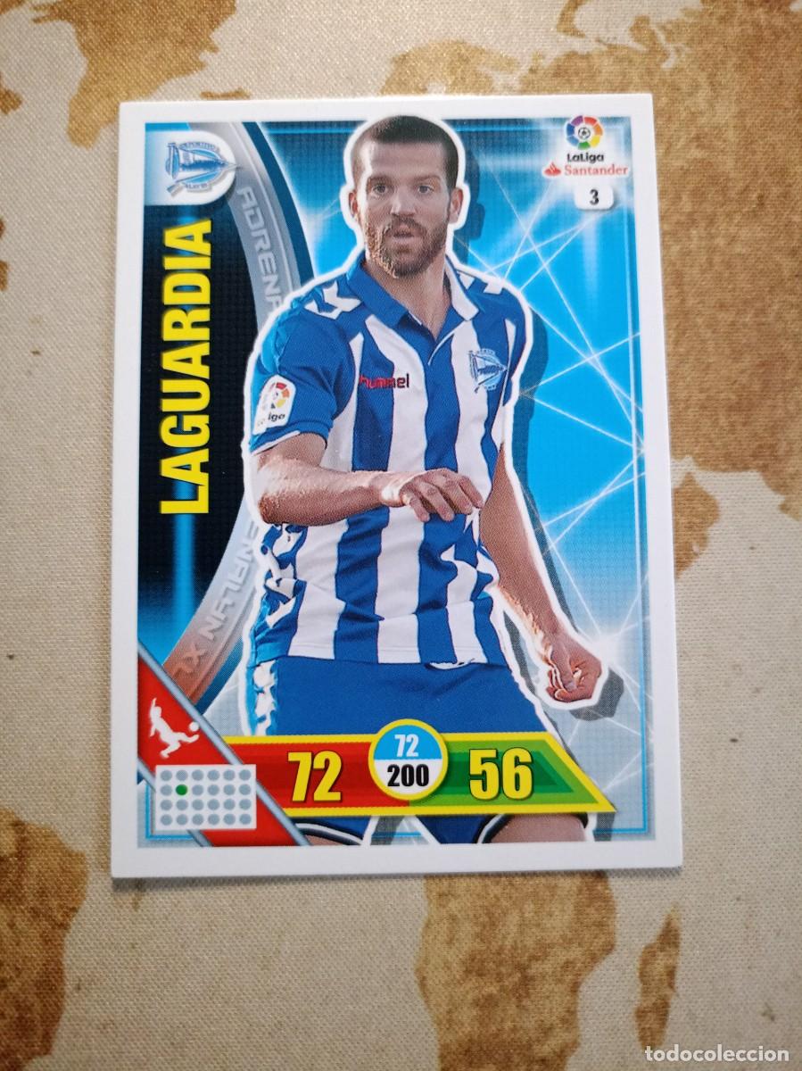 Fu&szlig;ball-Sticker: Alav&eacute;s 3 LAGUARDIA Adrenalyn 2016-17