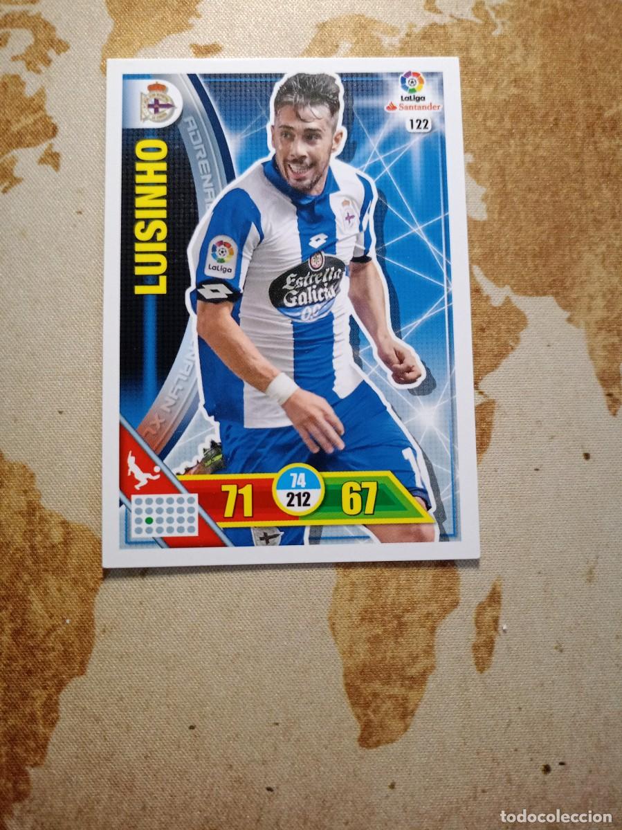 Fu&szlig;ball-Sticker: Deportivo 122 LUISINHO Adrenalyn 2016-17