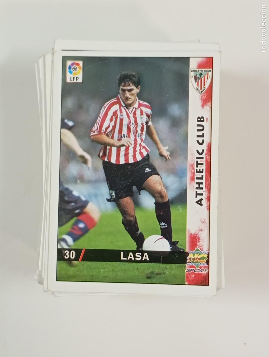 Football Stickers: MUNDI CROMO MC TARJETA LIGA 98-99. LASA. ATHLETIC DE BILBAO. N&ordm; 30. TDKP28G