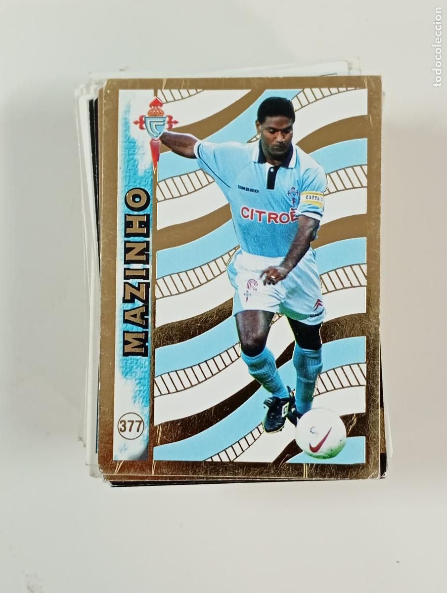 Cromos de F&uacute;tbol: MUNDI CROMO MC TARJETA LIGA 98-99. MAZINHO. CELTA DE VIGO. N&ordm; 377. TDKP28G