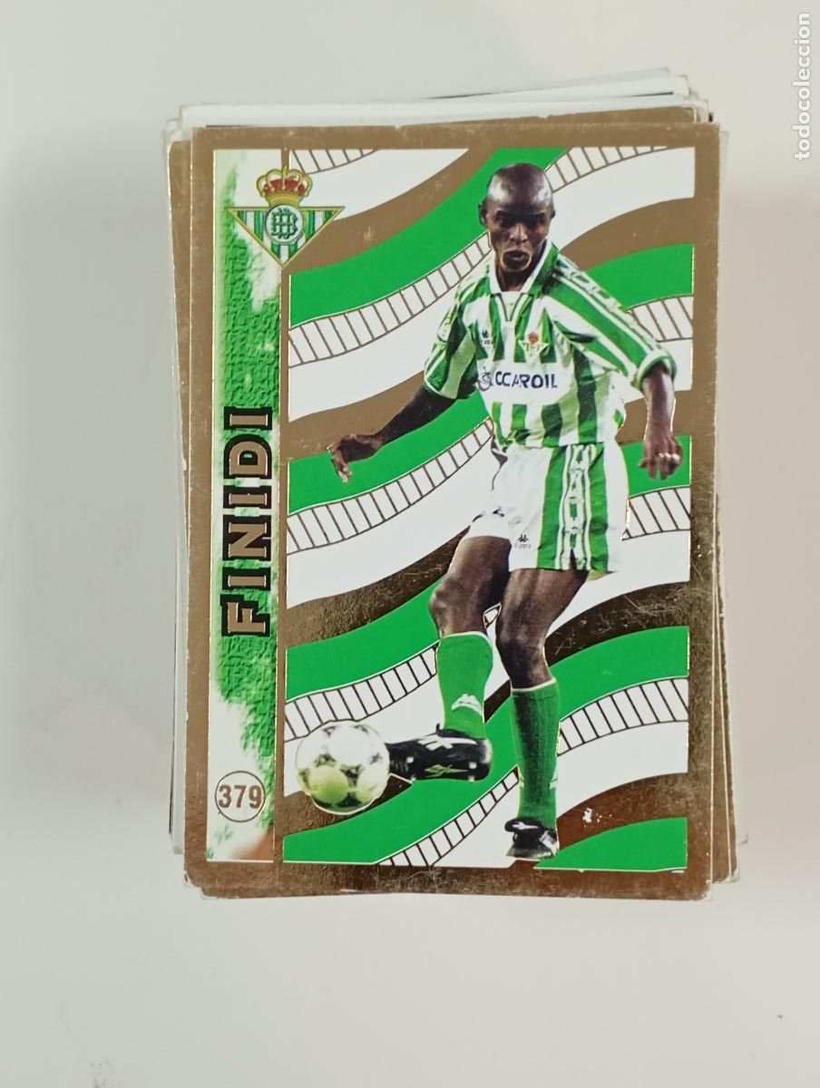 Cromos de f&uacute;tbol: MUNDI CROMO MC TARJETA LIGA 97-98. FINIDI. REAL BETIS. N&ordm; 379. TDKP28G