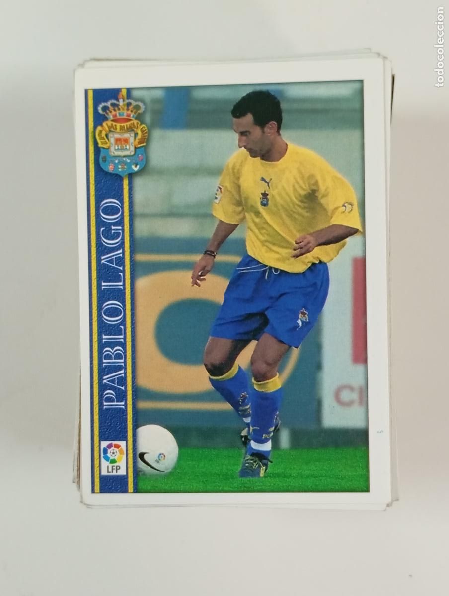 Figurine di Calcio: MUNDI CROMO MC TARJETA LIGA 1999-2000. PABLO LAGO. LAS PALMAS. N&ordm; 374. TDKP28G