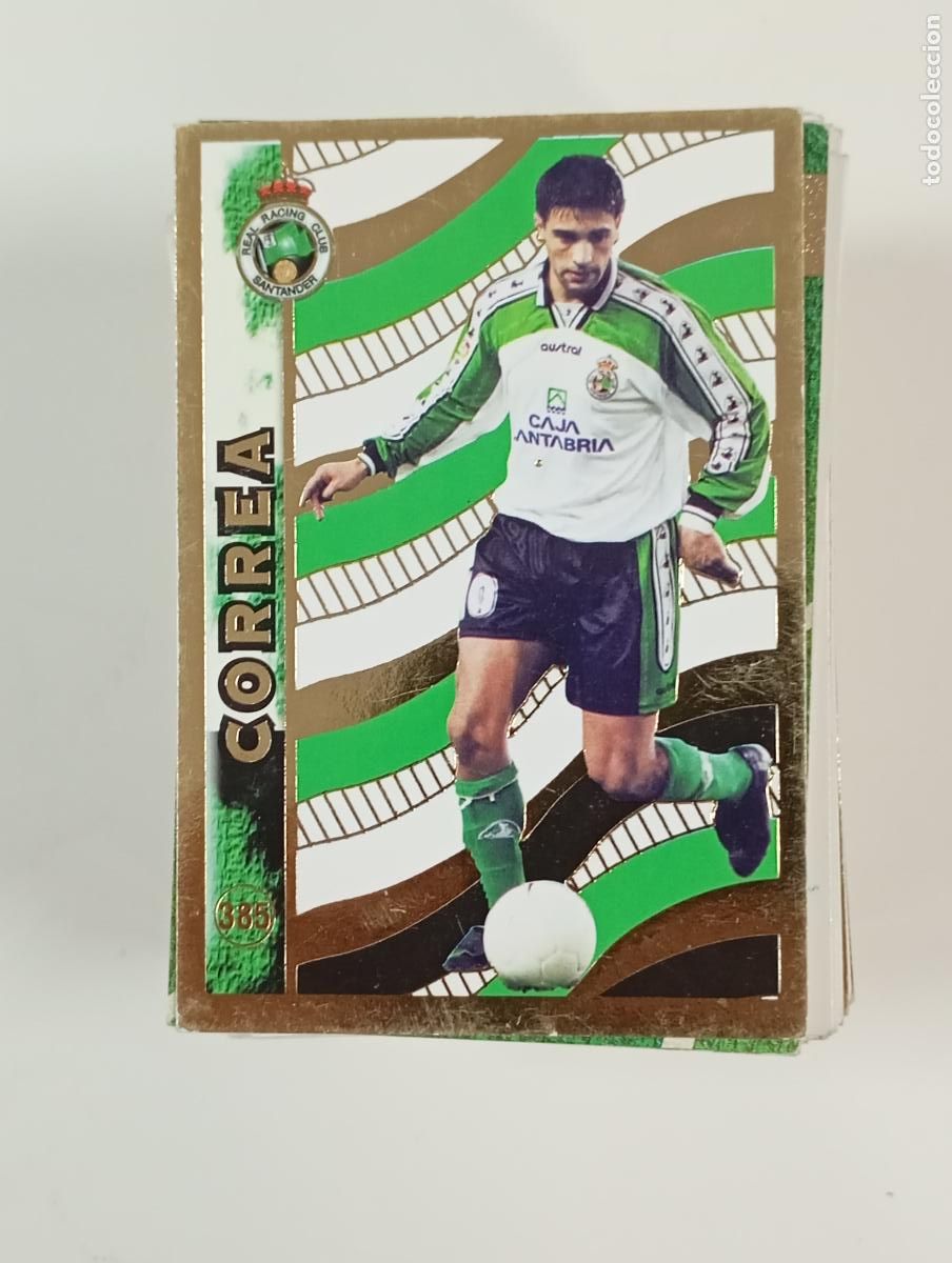 Figurine di Calcio: MUNDI CROMO MC TARJETA LIGA 97-98 CORREA. RACING DE SANTANDER. N&ordm; 385. TDKP28G