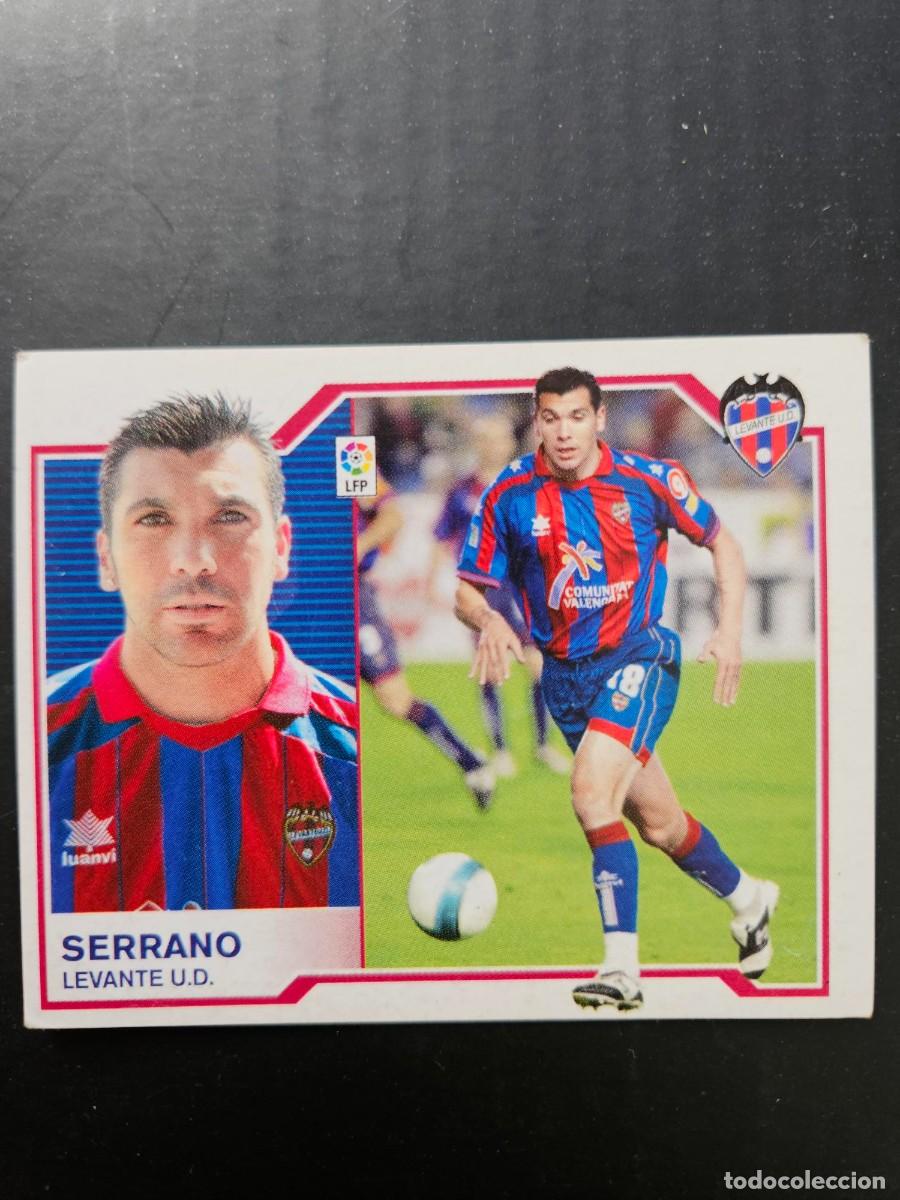 Fu&szlig;ball-Sticker: SERRANO LEVANTE LIGA ESTE 07 08 2007 2008 SIN PEGAR NUNCA PEGADO