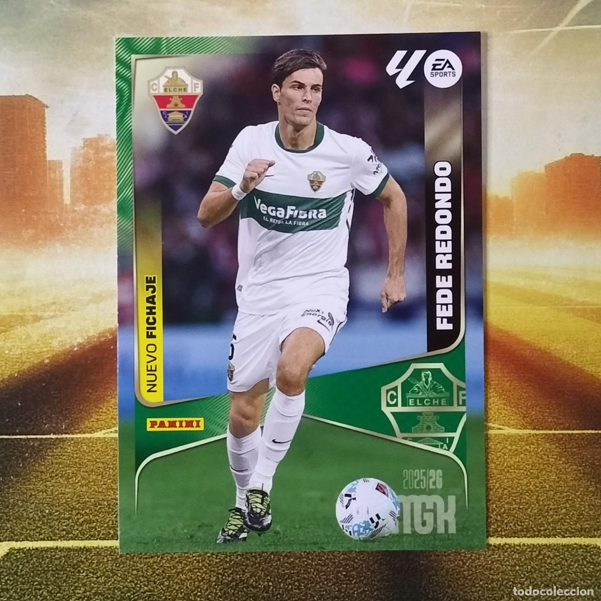 Fu&szlig;ball-Sticker: #492 Fede Redondo | Elche CF | Nuevo Fichaje | 2025 2026 Megacracks LaLiga Panini 25 26 MGK