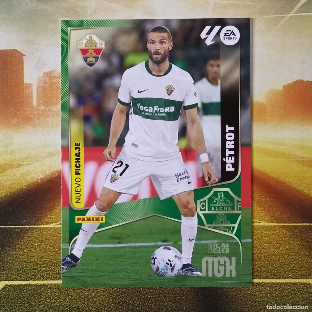Fu&szlig;ball-Sticker: #478 Petrot | Elche CF | Nuevo Fichaje | 2025 2026 Megacracks LaLiga Panini 25 26 MGK