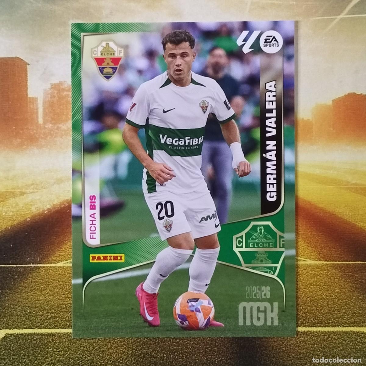 Cromos de F&uacute;tbol: #141 BIS German Valera | Elche CF | 2025 2026 Megacracks LaLiga Panini 25 26 MGK
