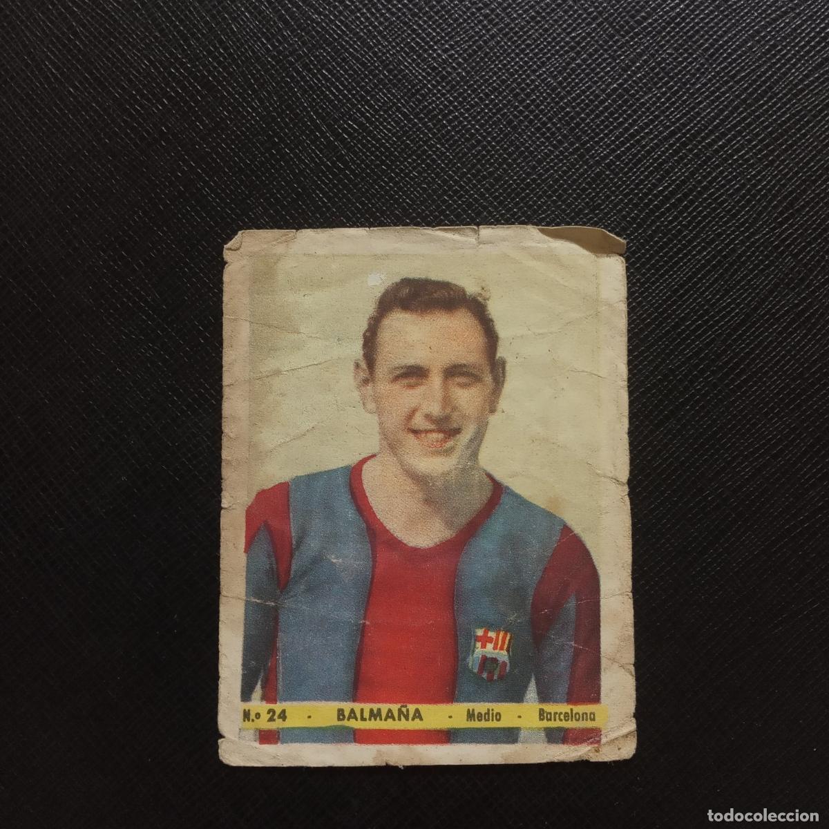 Fu&szlig;ball-Sticker: 24 BALMA&Ntilde;A BARCELONA BRUGUERA FOTO DEPORTE 1943 1944 CARAMELOS MAURI FUTBOL 43 44 SIN PEGAR A7 PG64