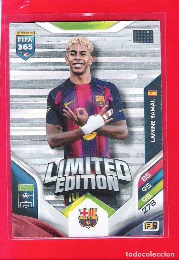 Cromos de F&uacute;tbol: LIMITED EDITION Lamine Yamal - Barcelona - Adrenalyn FIFA 365 2025 2026 25 26 limitada