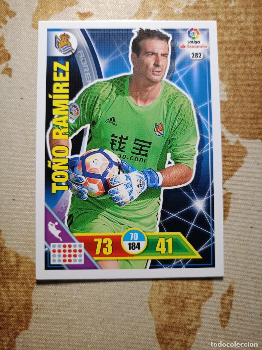 Cromos de Futebol: Real Sociedad 282 TO&Ntilde;O RAM&Iacute;REZ Adrenalyn 2016-17