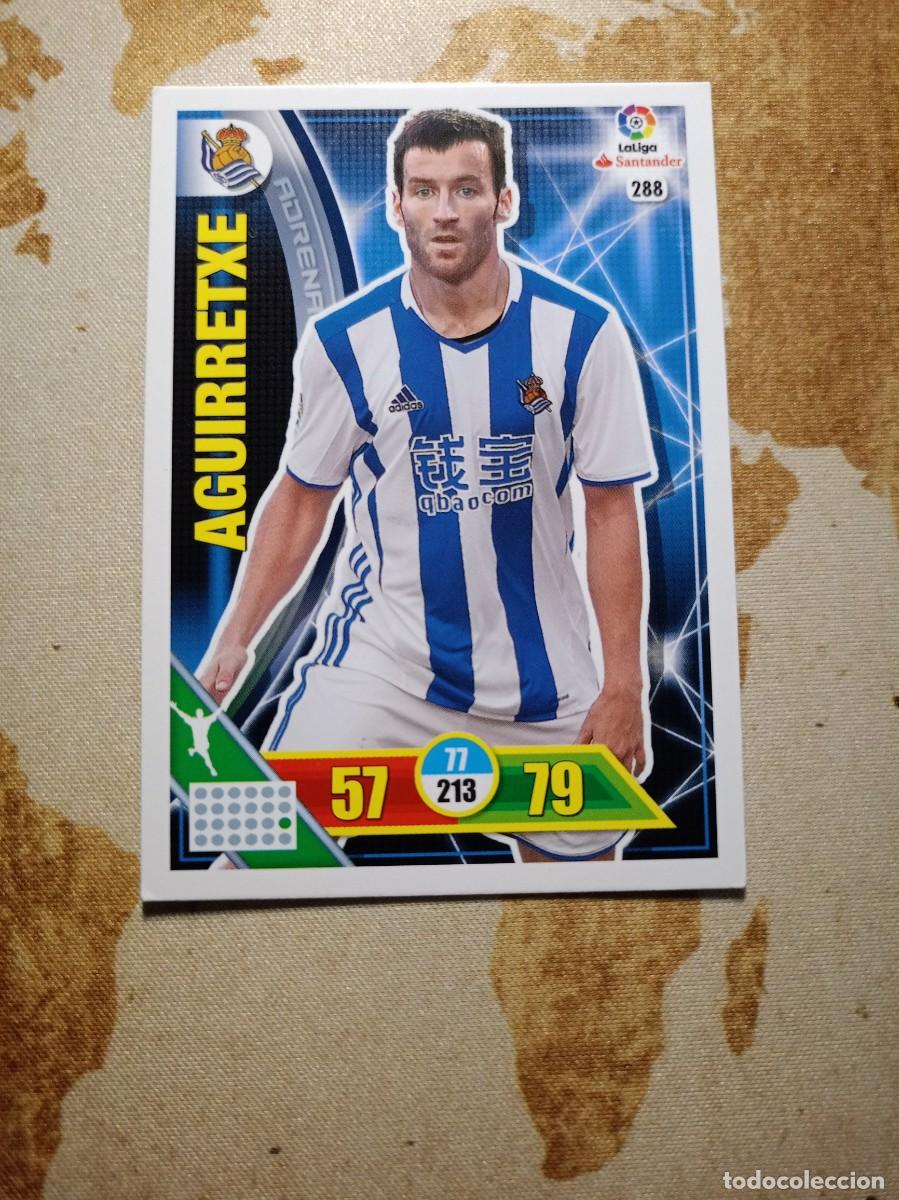 Fu&szlig;ball-Sticker: Real Sociedad 288 AGUIRRETXE Adrenalyn 2016-17