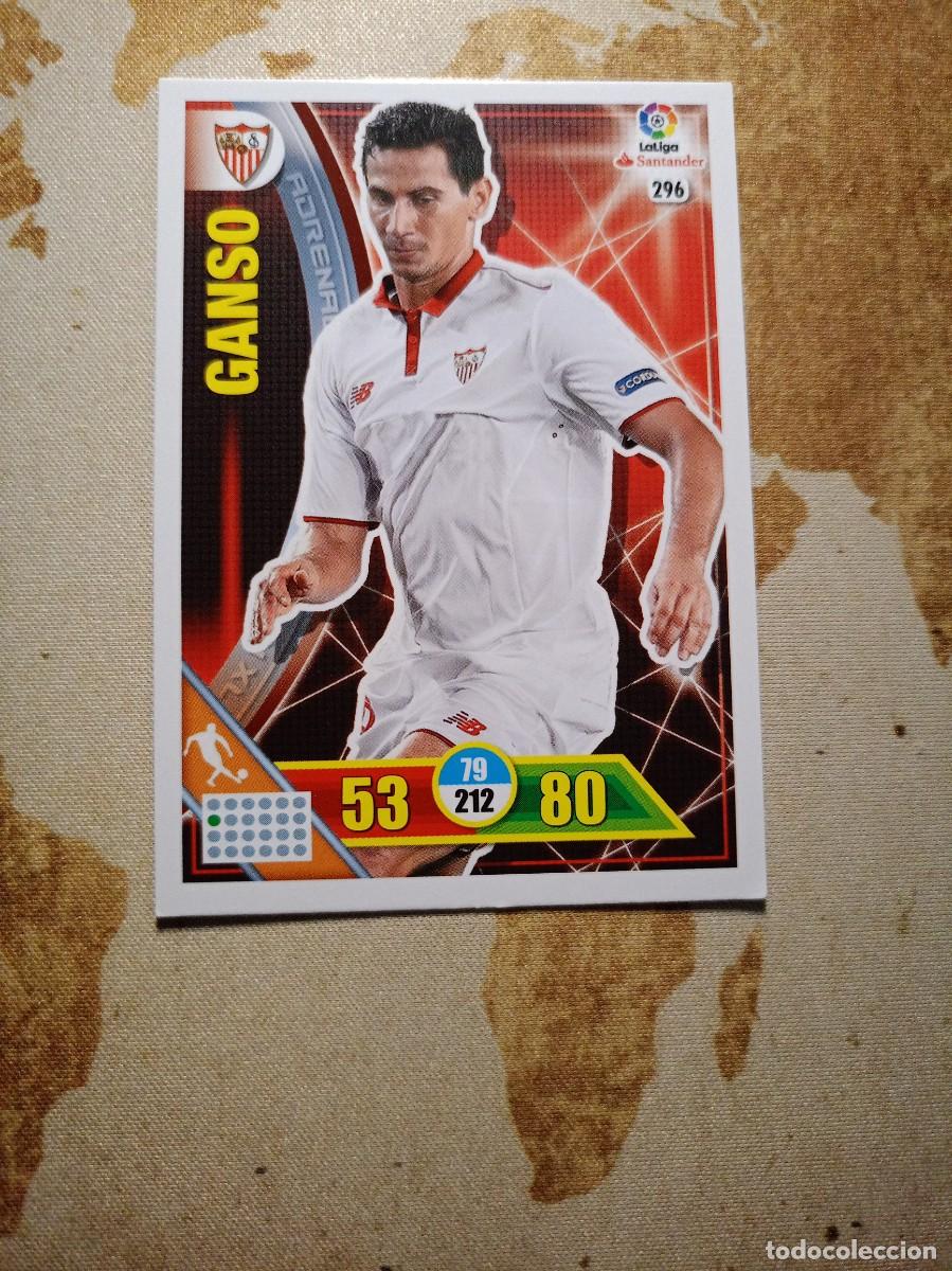 Fu&szlig;ball-Sticker: Sevilla 296 GANSO Adrenalyn 2016-17