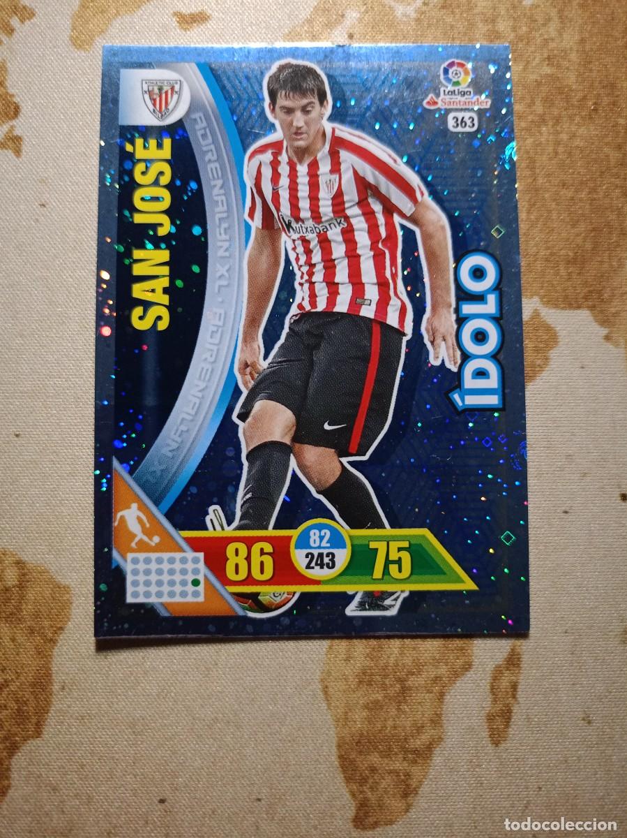 Football Stickers: &Iacute;dolo 363 SAN JOS&Eacute; Adrenalyn 2016-17