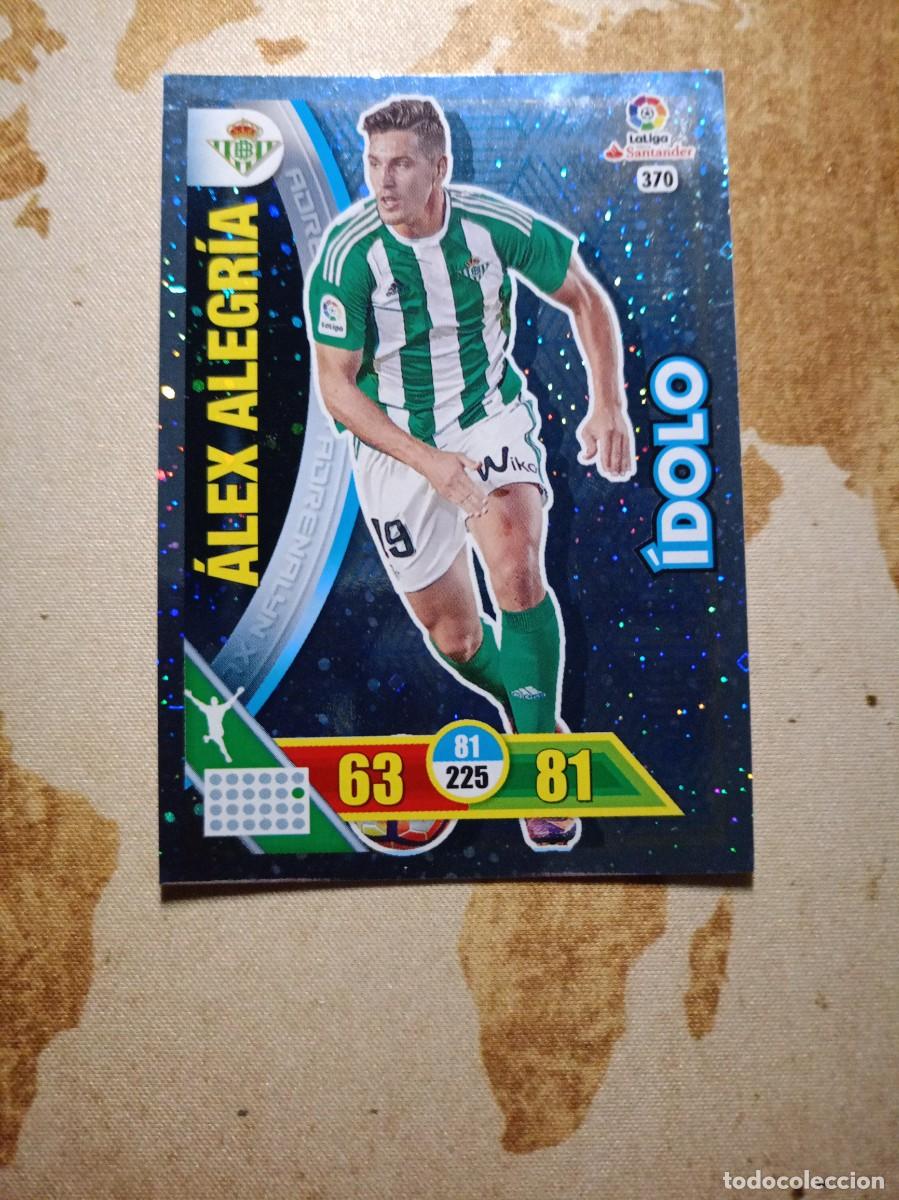 Figurine di Calcio: &Iacute;dolo 370 &Aacute;LEX ALEGR&Iacute;A Adrenalyn 2016-17