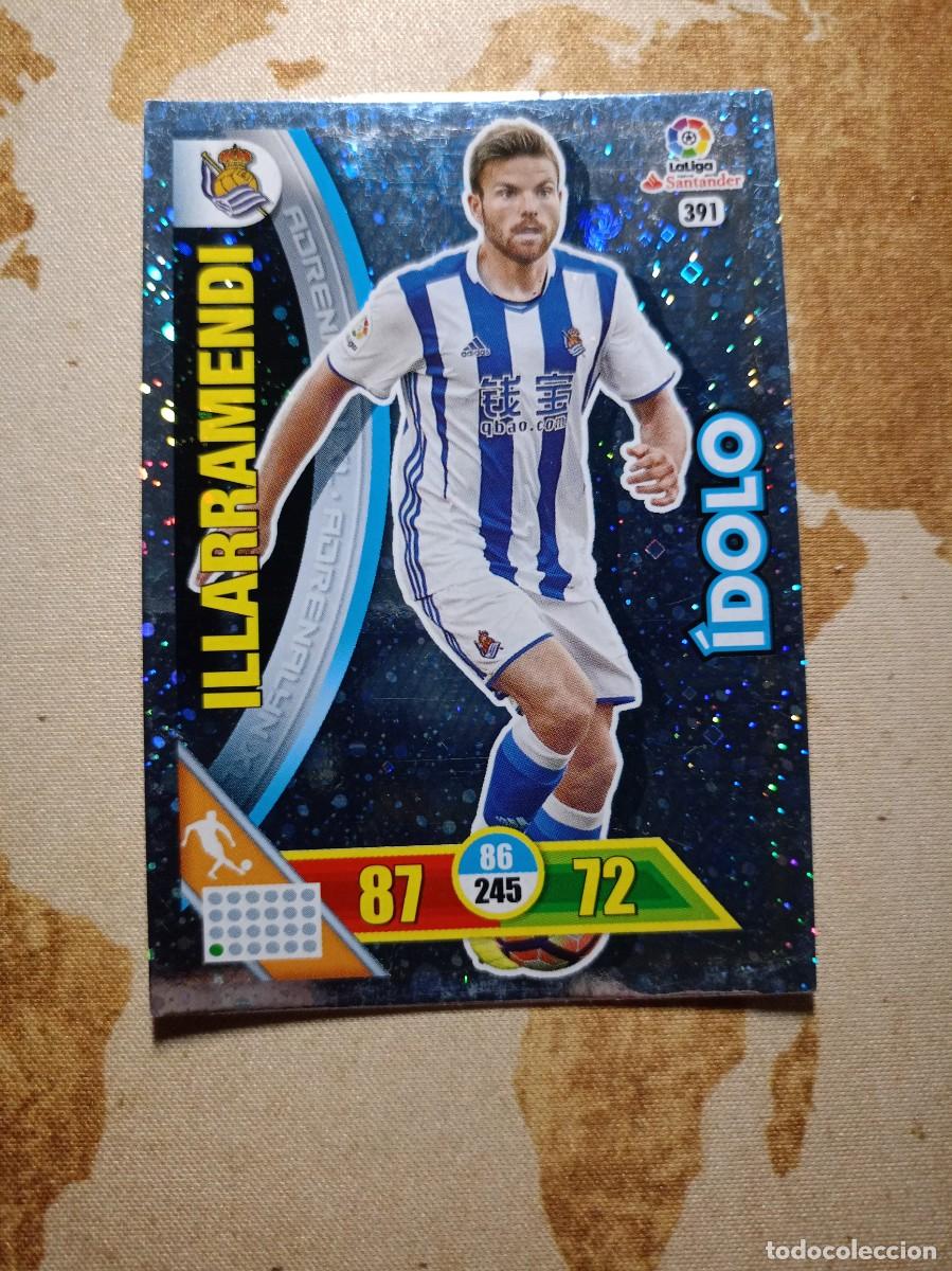 Football Stickers: &Iacute;dolo 391 ILLARRAMENDI Adrenalyn 2016-17