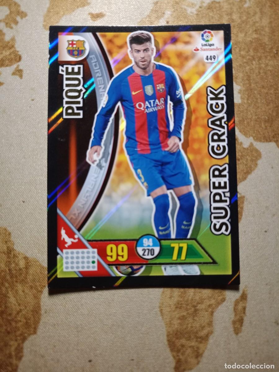Figurine di Calcio: S&uacute;per Crack 449 PIQU&Eacute; Adrenalyn 2016-17