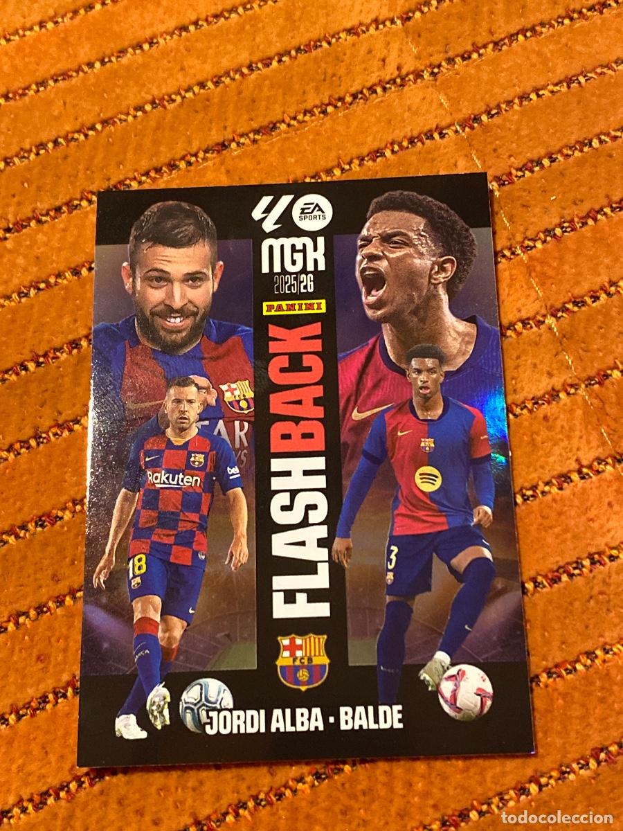 Figurine di Calcio: Flash back jordi alba - balde barcelona megacracks MGK 2025/26