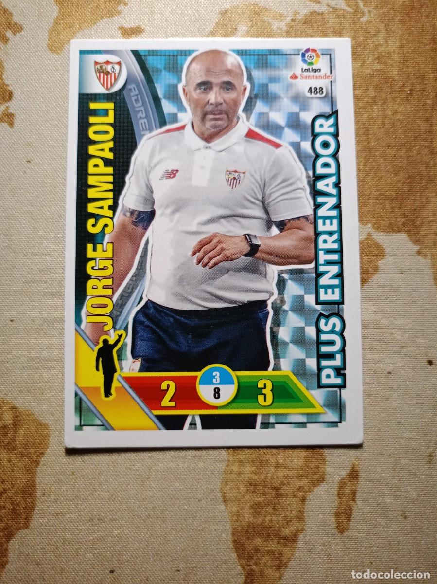 Figurine di Calcio: Plus entrenador 488 JORGE SAMPAOLI Adrenalyn 2016-17