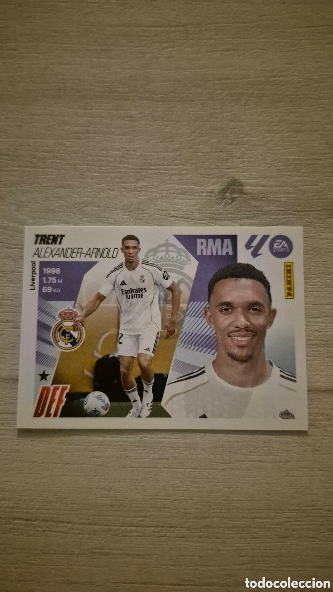 Cromos de f&uacute;tbol: Fichaje N&deg;9 Trent Liga Este 25/26