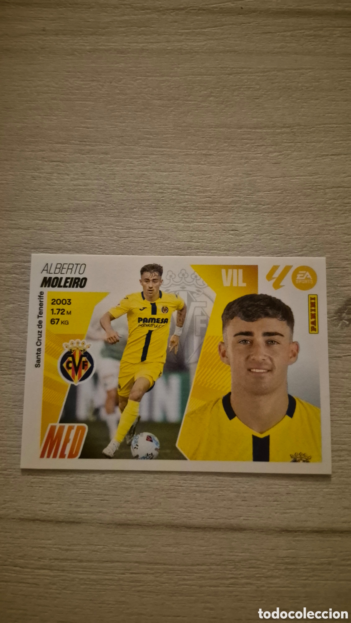 Cromos de F&uacute;tbol: Fichaje N&deg;15 Moleiro Liga Este 25/26