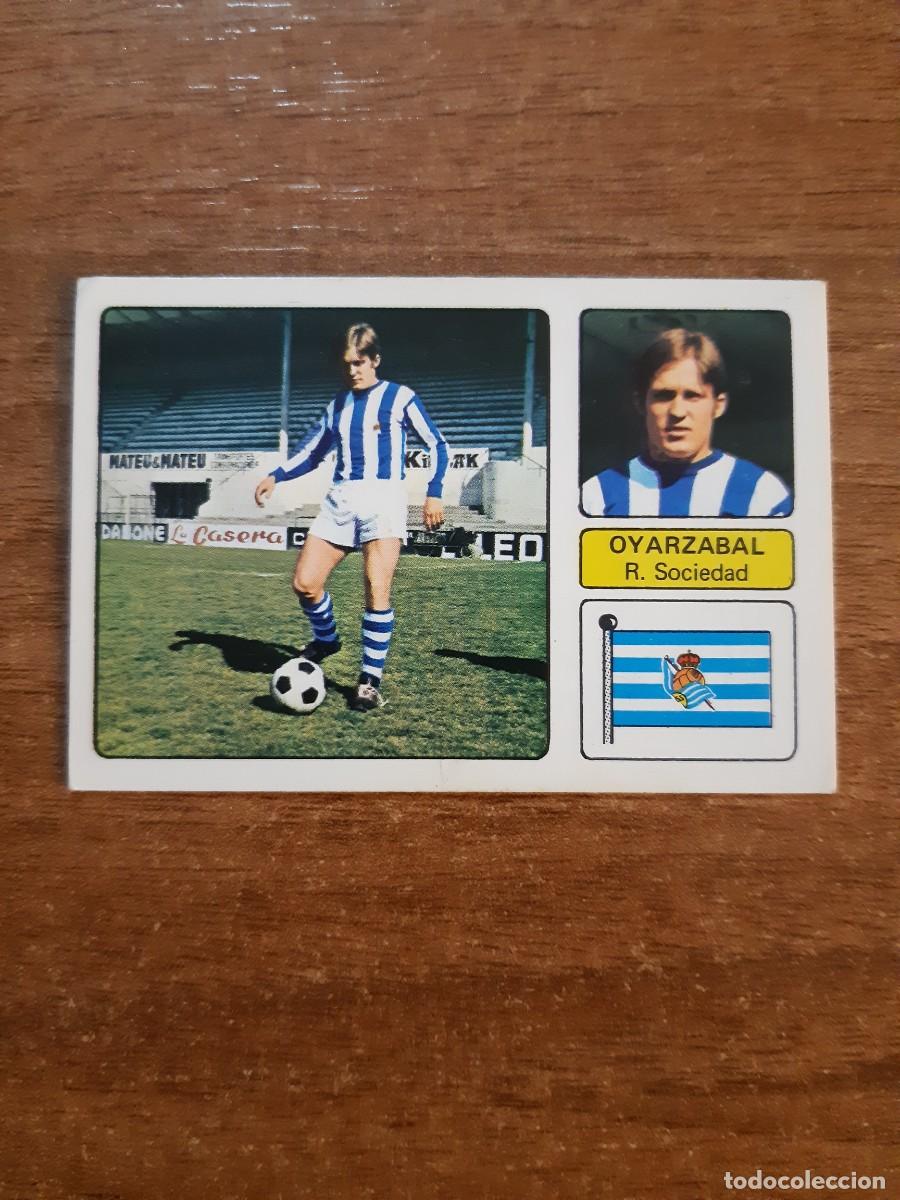 Cromos de Futebol: Oyarzabal (Real Sociedad) Liga 73-74 ed. FHER 1973 1974 Nunca pegado, sin pegar