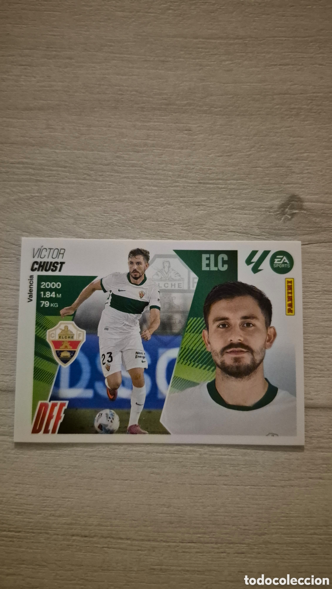 Football Stickers: Fichaje N&deg;25 Chust Liga Este 25/26