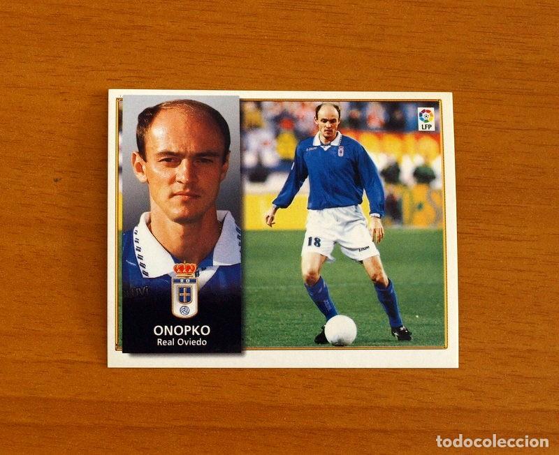 Cromos de F&uacute;tbol: Real Oviedo - Onopko - Ediciones Este Liga 1998-1999, 98-99 - Nunca Pegado