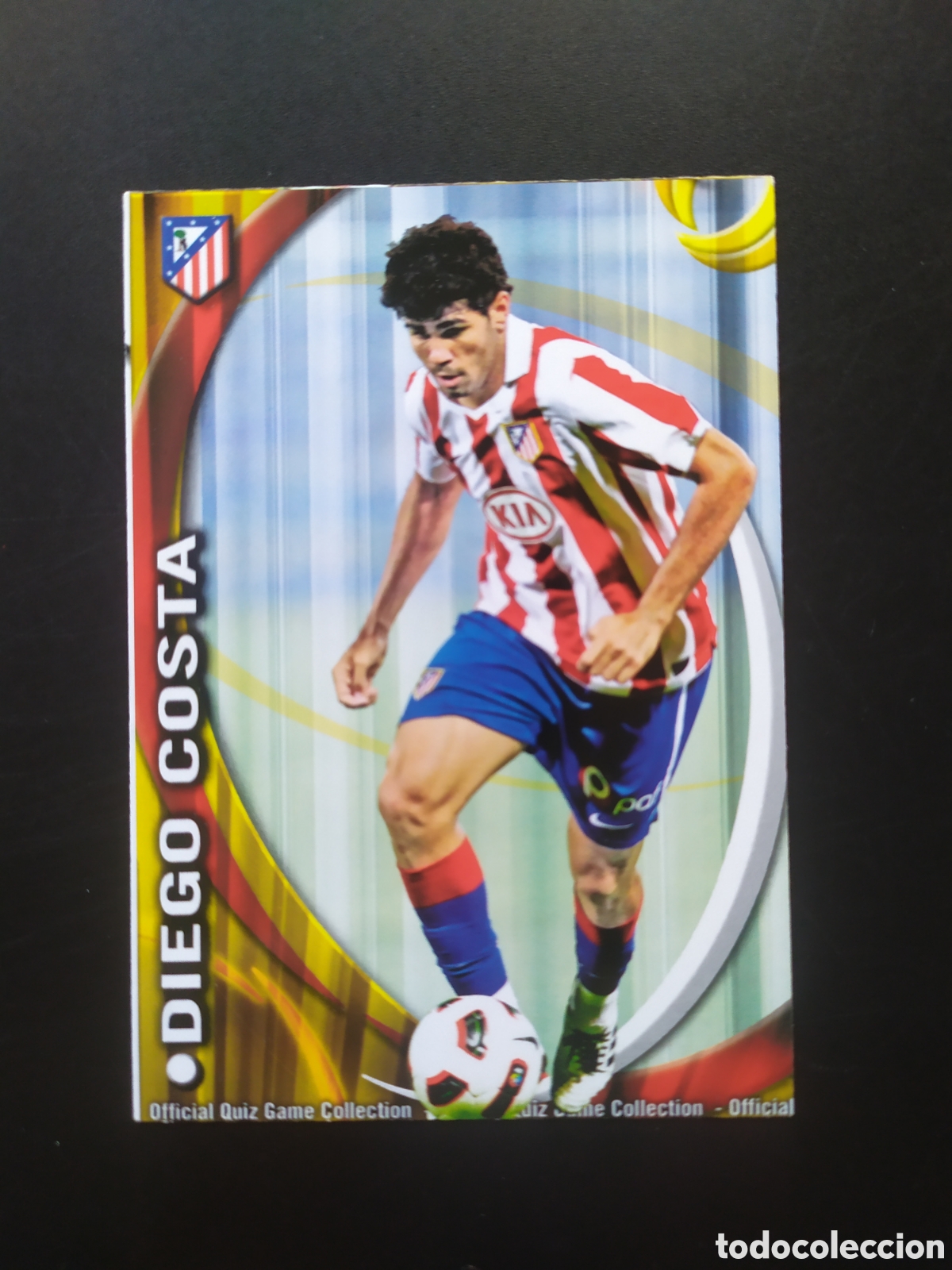 Cromos de f&uacute;tbol: Mundicromo fichas Liga 2010 2011 10 11 Diego Costa n&deg; 230 Atl&eacute;tico Madrid